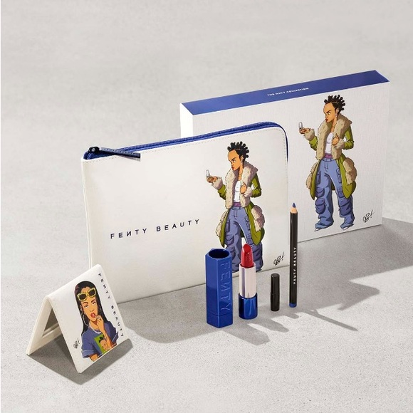 Fenty Beauty Bold Lip and Eye Set with Illustrated Pouch - Picture 1 of 10